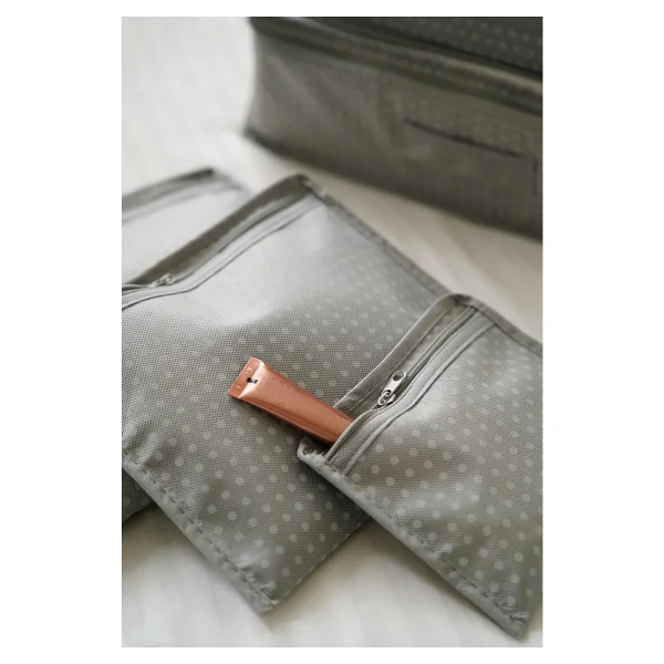 Serstil 6'lı Valiz Düzenleyici Bavul Içi Organizer Set Seyahat Hurcu - Yıldız Desen - Görsel 5