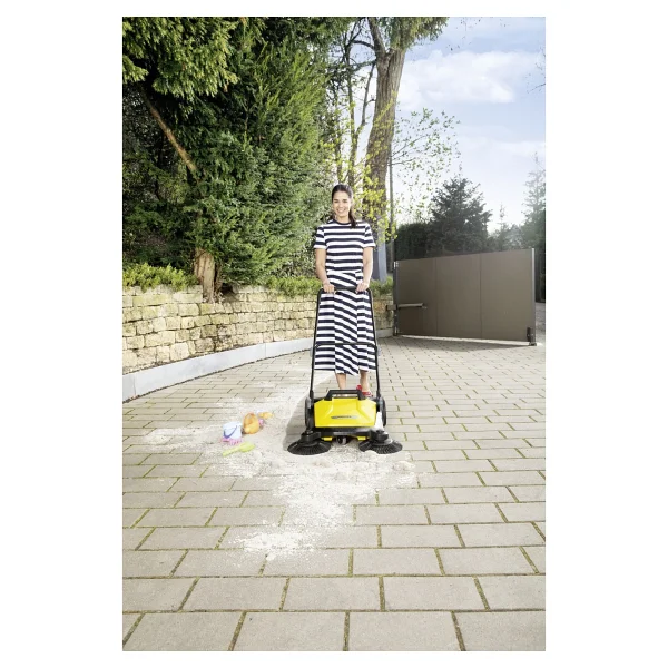 Karcher 1.766-360.0 S 4 Twin Manuel Dış Alan Bahçe Süpürücü - Görsel 6