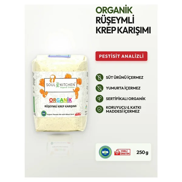 Soul Kitchen Organik Rüşeymli Krep Karışımı 250 Gr - Görsel 10