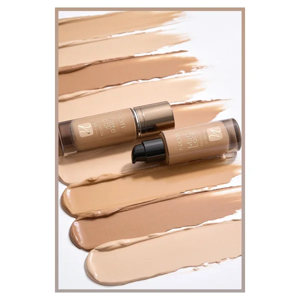 Note Matte Lock Spf 50 Pa++++ 130 Classic Beige 30 Ml Likit Fondöten - Görsel 6