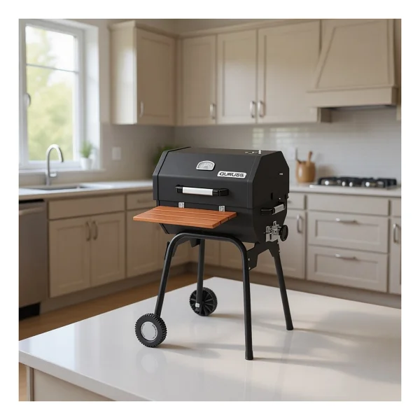Guruss Cg-050 Siyah Kömürlü Barbekü Mangal - Görsel 4