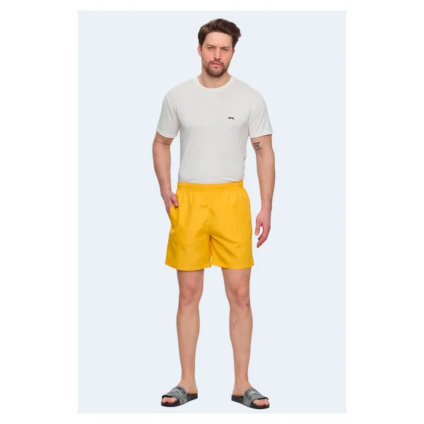 Slazenger Rating Ktn Sarı Erkek Deniz Şortu - Görsel 10