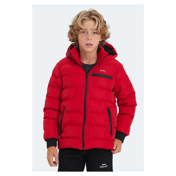 Slazenger Captain Kapüşonlu Çocuk Şişme Mont - Görsel 10