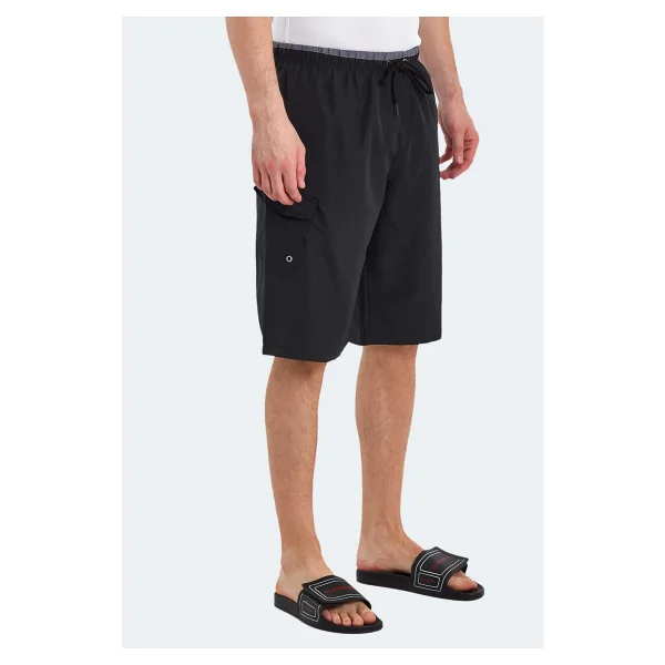 Slazenger Runist In Siyah Erkek Deniz Şortu - Görsel 8
