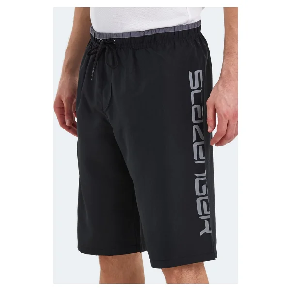 Slazenger Runist In Siyah Erkek Deniz Şortu - Görsel 9