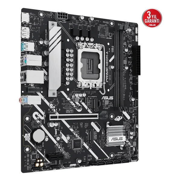 Asus Prime H810m-A-Csm Intel Lga1851 DDR5 Micro Atx Anakart - Görsel 8