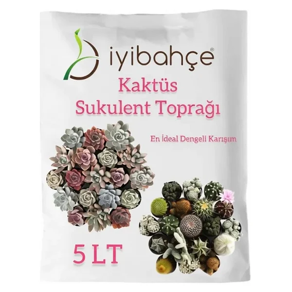İyibahçe Kaktüs-Sukulent Toprağı 5 Lt - Görsel 2