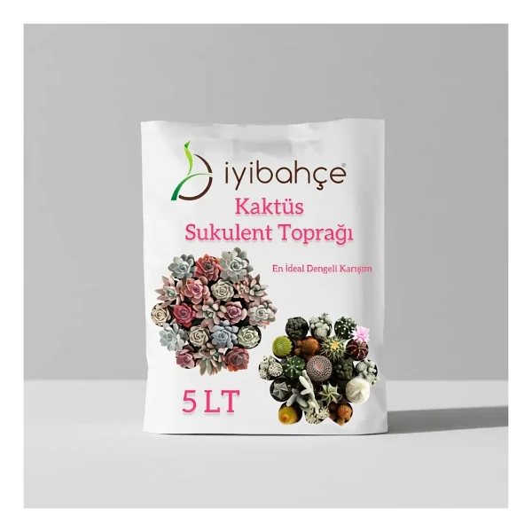 İyibahçe Kaktüs-Sukulent Toprağı 5 Lt - Görsel 3