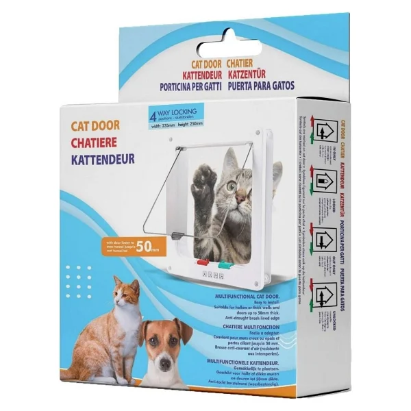 Miapet 4 Yollu 25x23.5x5 Cm Kedi Kapısı - Görsel 3