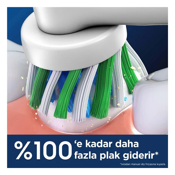 Oral-B Pro Cross Action 9'lu Diş Fırçası Başlığı - Görsel 3