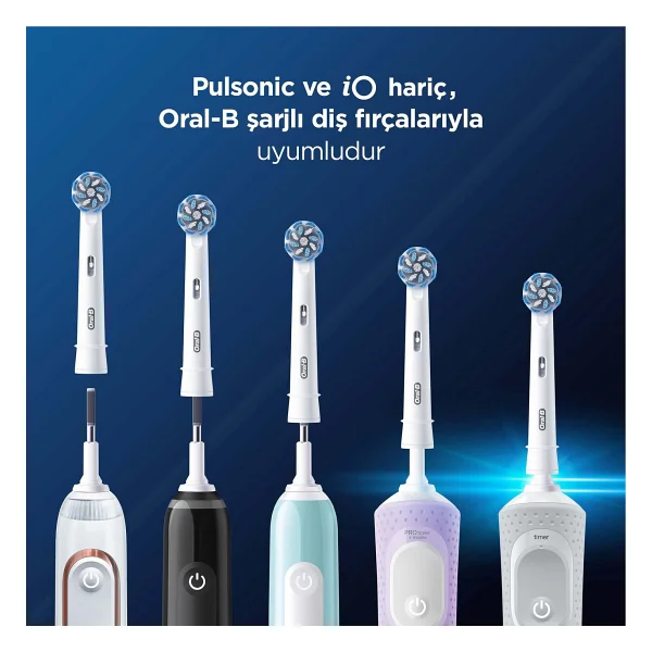 Oral-B Pro Cross Action 9'lu Diş Fırçası Başlığı - Görsel 6