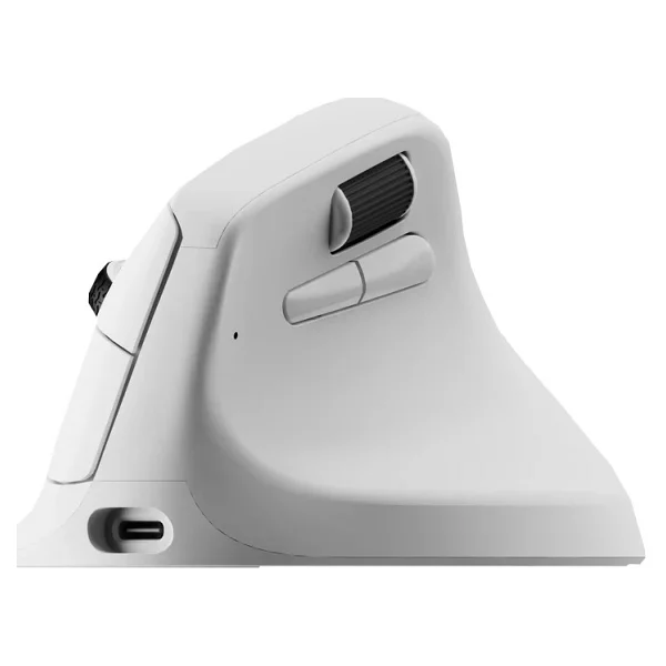 Keychron M5 Dikey Şarjlı Makrolu Ergonomik Optik Kablolu/Kablosuz Mouse - Görsel 3