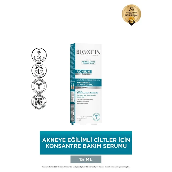 Bioxcin Acnium Konsantre Bakım 15 Ml Yüz Serumu - Görsel 4
