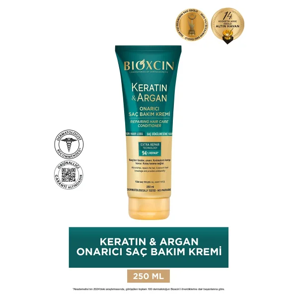 Bioxcin Keratin & Argan Onarıcı 250 Ml Saç Kremi - Görsel 9