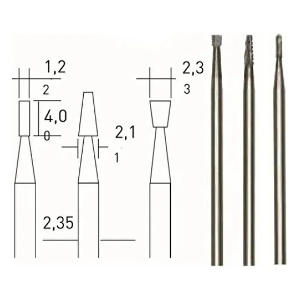 Proxxon 28752 Tungsten Karbürlü Matkap Ve Freze Ucu 3 Lü - Görsel 2