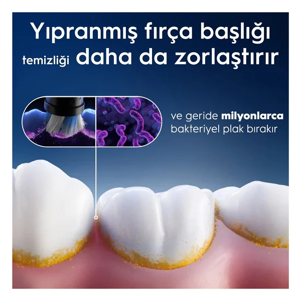 Oral-B İo Radiant White 4'lü Diş Fırçası Başlığı - Görsel 3