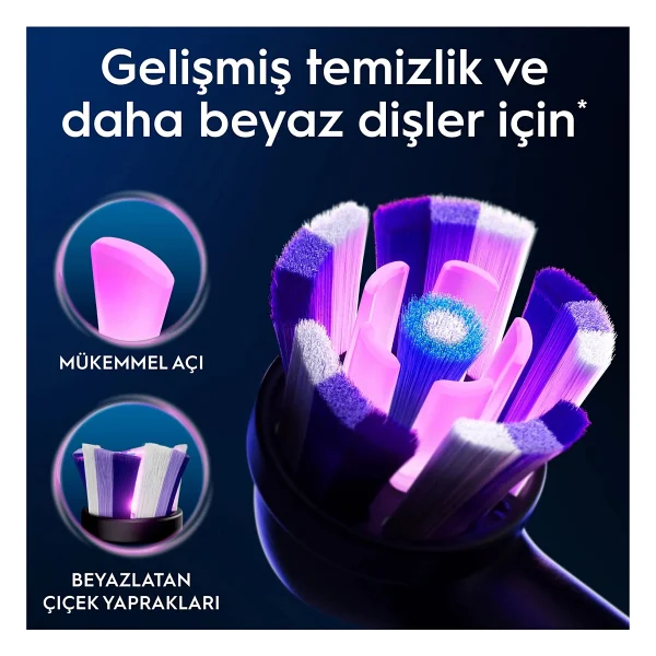 Oral-B İo Radiant White 4'lü Diş Fırçası Başlığı - Görsel 6
