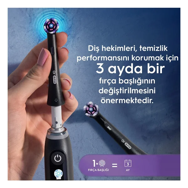 Oral-B İo Radiant White 4'lü Diş Fırçası Başlığı - Görsel 10