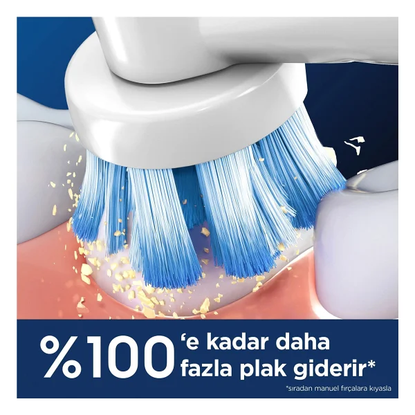Oral-B Pro Sensitive Clean 6'lı Diş Fırçası Başlığı - Görsel 3