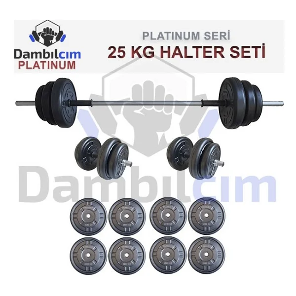 Dambılcım Platinum 25 Kg Dambıl Seti - Görsel 2