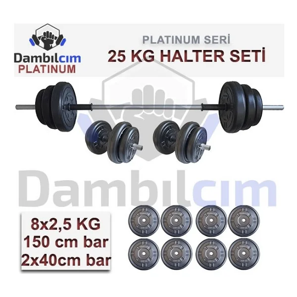 Dambılcım Platinum 25 Kg Dambıl Seti - Görsel 3