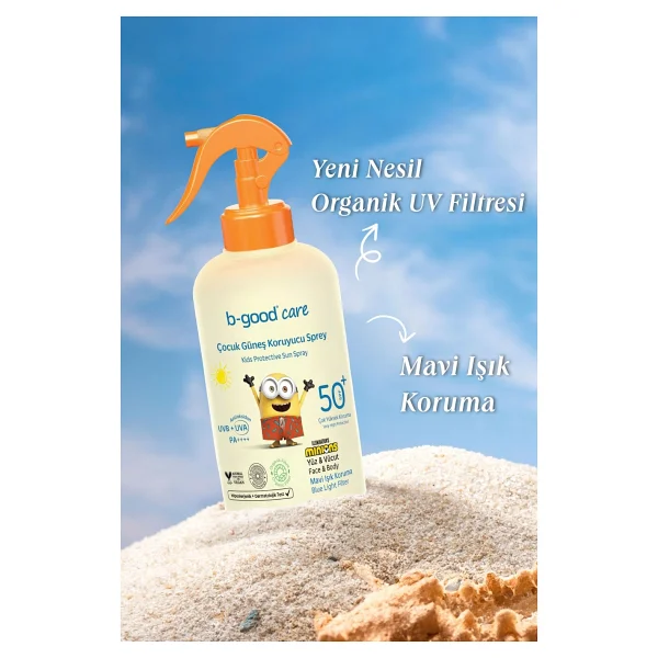 B-Good Bebek & Çocuk Güneş Spreyi Spf 50+ Yüz & Vücut Için 150 Ml - Görsel 3