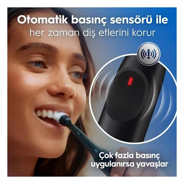 Oral-B İo 2 Seyahat Kaplı Siyah Şarjlı Diş Fırçası - Görsel 6