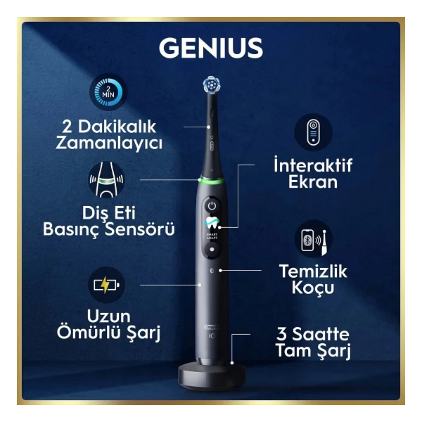 Oral-B İo 9 2'li Şarjlı Diş Fırçası - Görsel 4