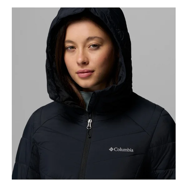 Columbia Joy Peak Iı Mid Wk1057-010 Kapüşonlu Siyah Kadın Şişme Mont - Görsel 6