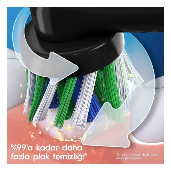 Oral-B Vitality Pro D103 Siyah Şarjlı Diş Fırçası - Görsel 5
