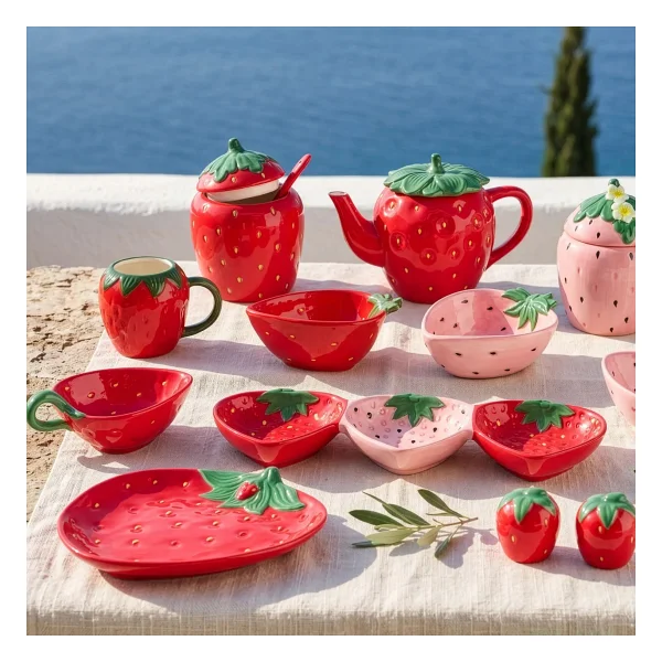 Karaca Karaca Strawberry 2'li Tuzluk Biberlik - Görsel 10