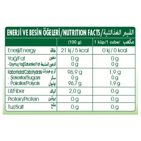 Takita Stevia Zero 225 Gr Küp Tatlandırıcı - Görsel 6