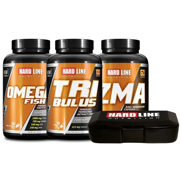 Hardline Nutrition Omega3 & Zma & Tribulus Kombinasyonu Sporcu Besini - Görsel 3