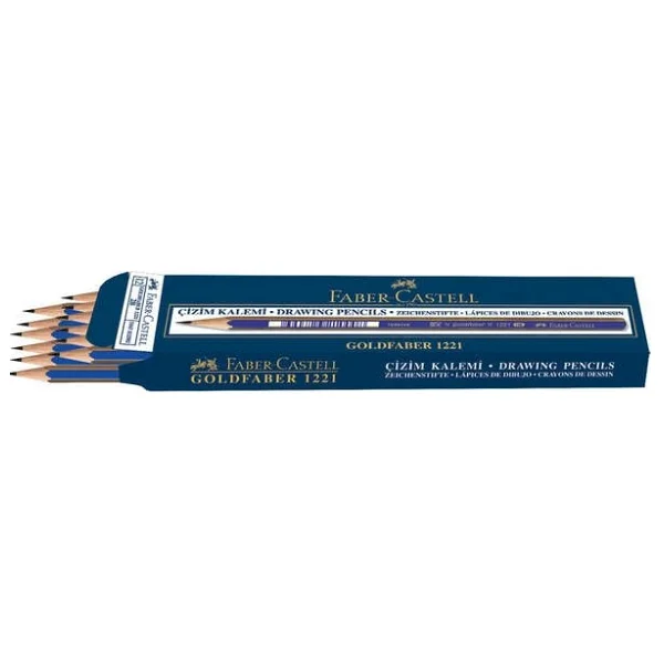 Faber Castell Goldfaber 12 Li 2b Dereceli Kurşun Kalem - Görsel 3