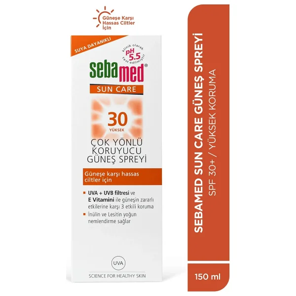 Sebamed Sun Care Çok Yönlü Koruyucu 150 Ml 30 Faktör Güneş Spreyi - Görsel 9