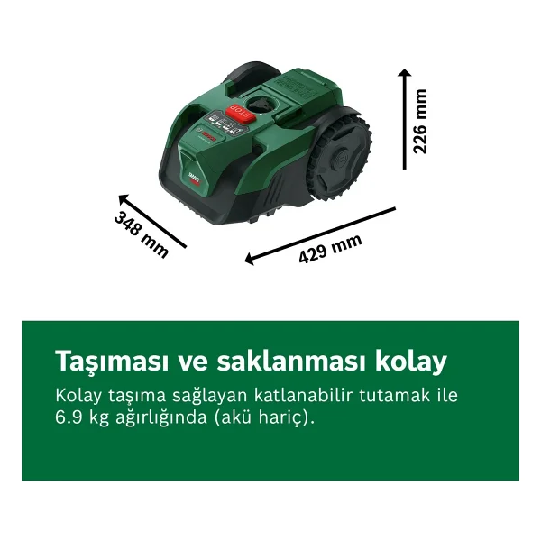 Bosch Visimow 18v-100 Çim Biçme Robotu - Görsel 4