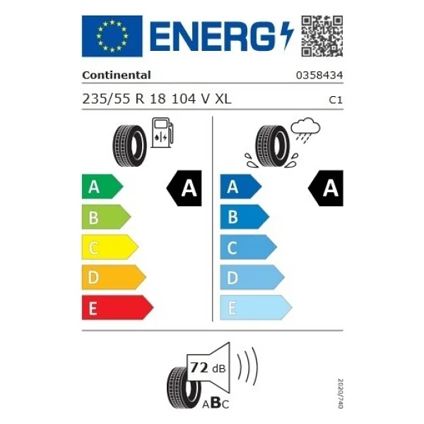 Continental EcoContact 6 235/55 R18 104V XL Yaz Lastiği - 2026 - Görsel 5