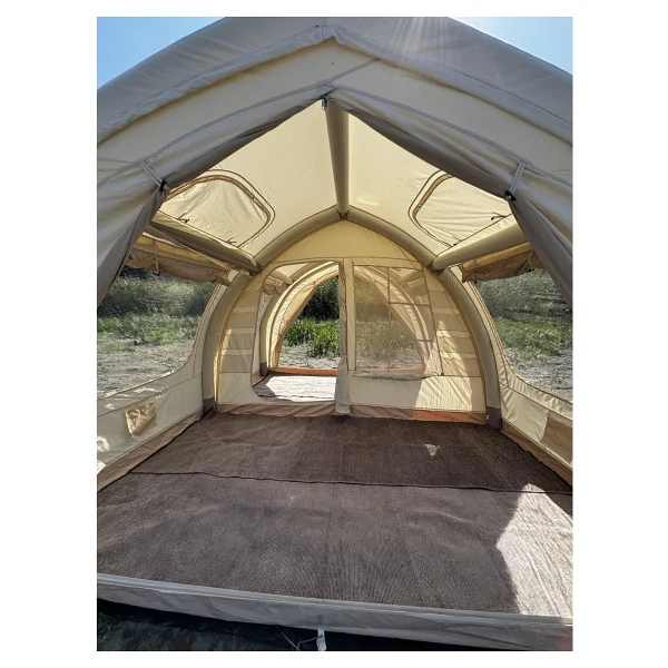 Shufa Glampıng Tekne Şekilli Şişme Çadır 400x350x220 cm - Şeffaf Kapı ve Pencereli - Görsel 6