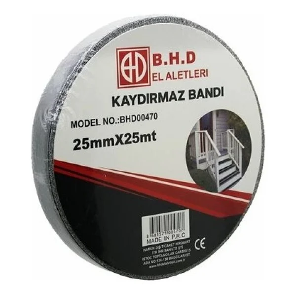 Kaydırmaz Siyah Bant 25 Mm X 25 Mt - Görsel 4