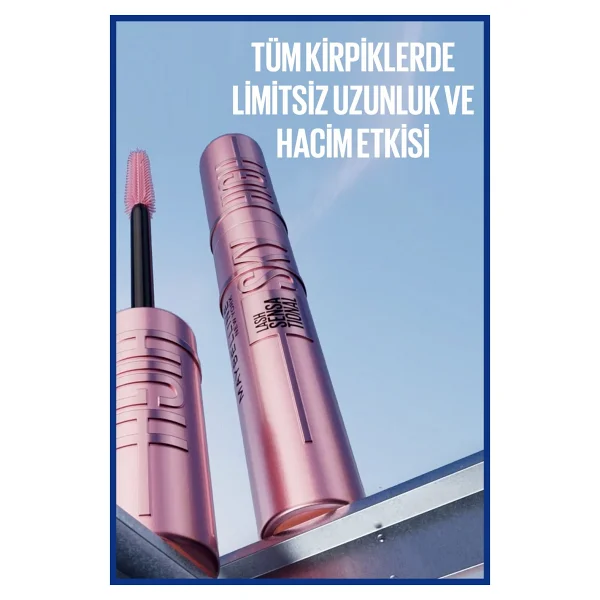 Maybelline New York Sky High Navy Blue Mavi Maskara - Kirpiklerde Limitsiz Uzunluk Ve Hacim Etkisi - Görsel 4