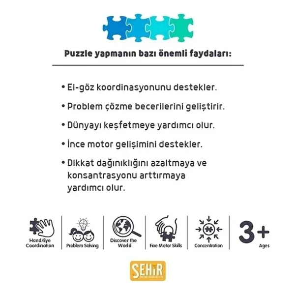 Ca Games Şirinler 100 Parça Puzzle - Görsel 4