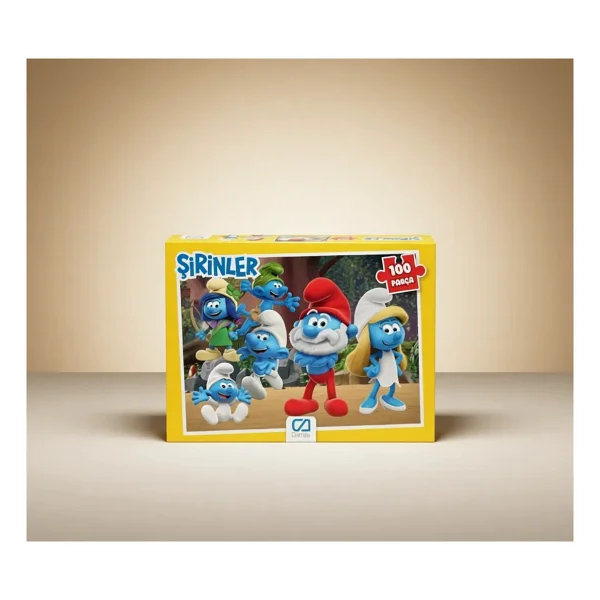 Ca Games Şirinler 100 Parça Puzzle - Görsel 5