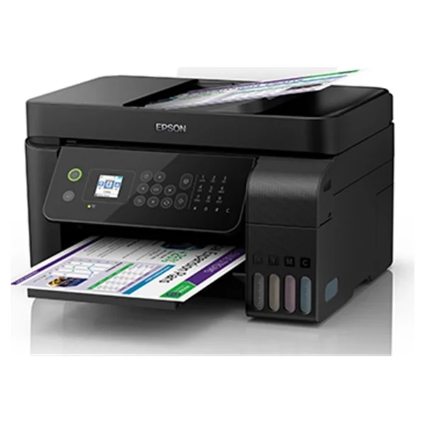 Epson Ecotank L5390 Wi-Fi + Tarayıcı + Fotokopi + Faks Renkli Çok Fonksiyonlu Tanklı Mürekkep Püskürtmeli Yazıcı - Görsel 3