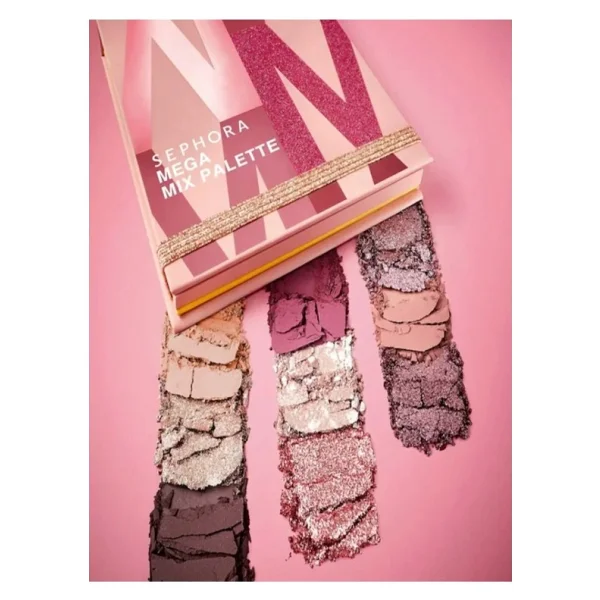 Sephora Collection Mega Mix Rebellious Rosey Nude Far Paleti - Görsel 5