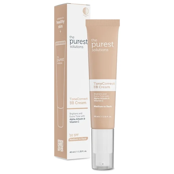 The Purest Solutions Lekeli Ciltler İçin Cilt Tonu Eşitleyici Spf 50 40 Ml Bb Krem - Görsel 2