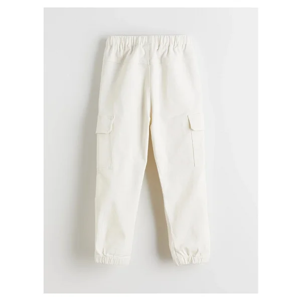 Lc Waikiki Yeni Sezon Beli Lastikli Erkek Çocuk Kargo Pantolon - Bej - 1 - 2 Yaş - Görsel 2