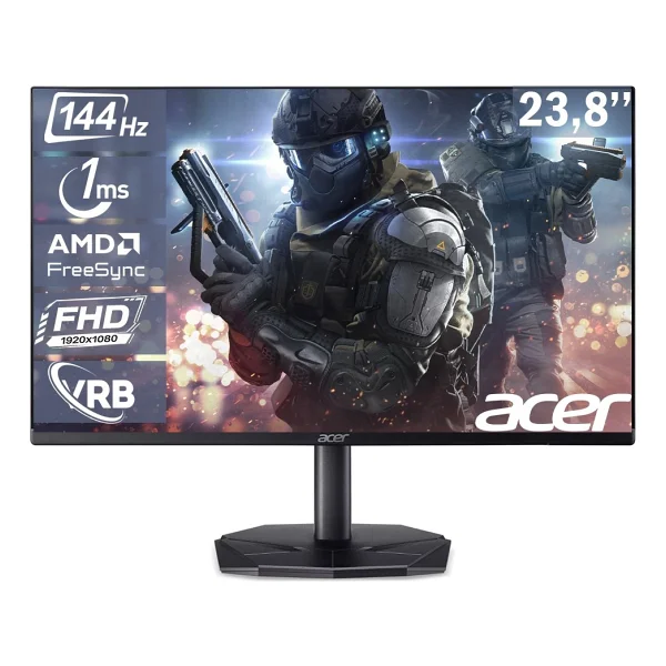 Acer Nitro Kg240y P0bi Um.Qx0ee.012 23.8" 1 Ms Full HD 144 Hz Oyuncu Monitörü - Görsel 5