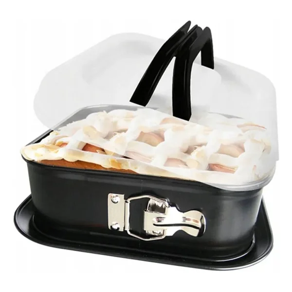 Kaiser Bake&Take 36x24 Cm Kelepçeli Kapaklı Kek Kalıbı - Görsel 3