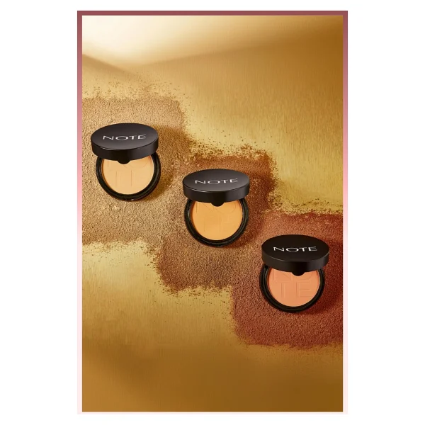 Note Luminous Silk 02 Natural Beige 10 Gr Kompakt Pudra - Görsel 5
