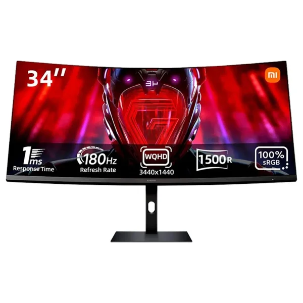 Xiaomi Redmi G34WQi 34" 1 ms WQHD Curved 180 Hz Oyuncu Monitörü